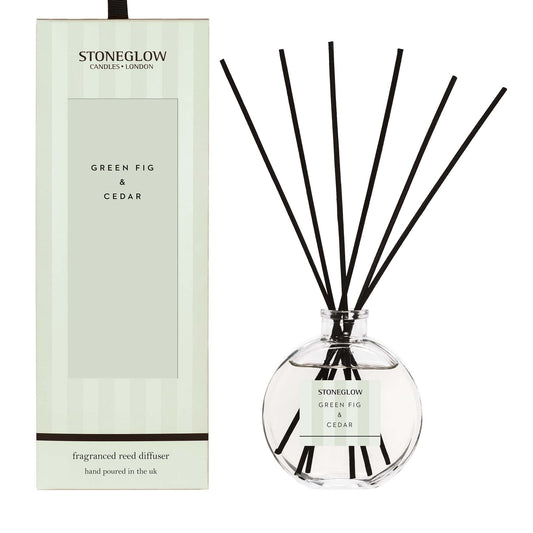 Stoneglow Modern Classics Collection Reed Diffuser, Green Fig & Cedar