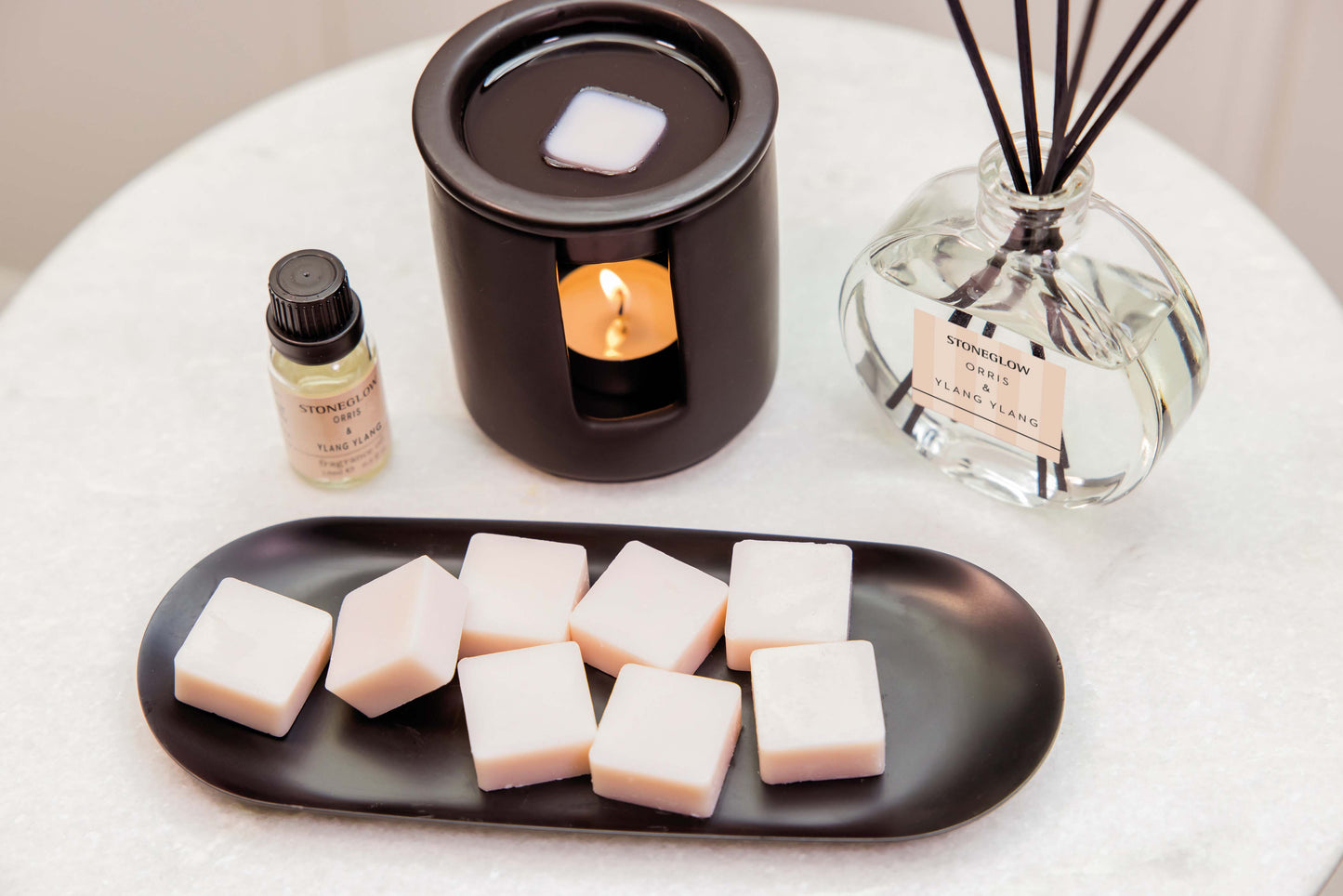Stoneglow Modern Classics Collection Soy Wax Melts, Pomegranate & Spiced Woods