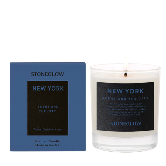 Stoneglow Explorer Collection Scented Candle, New York (Scent & The City)
