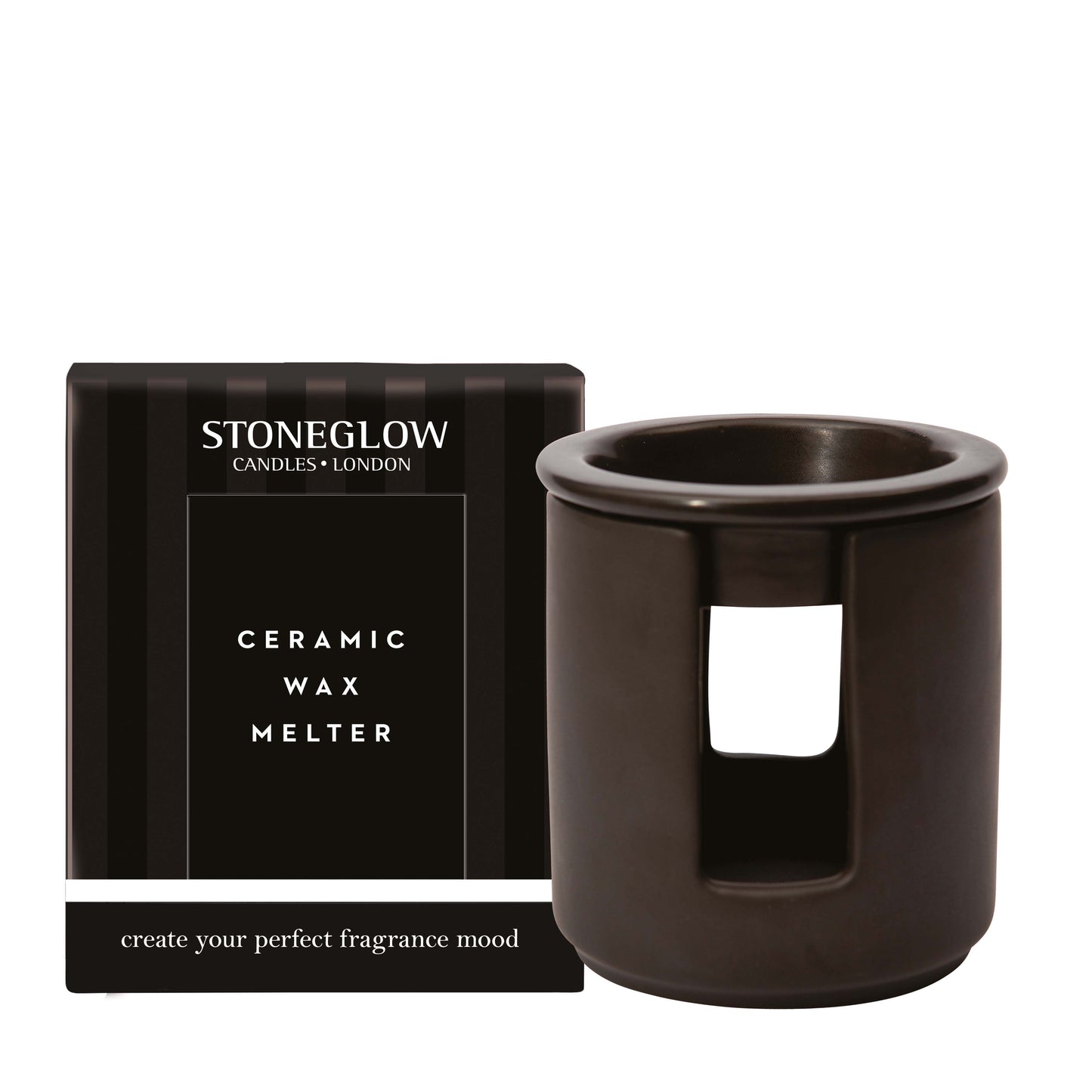 Stoneglow Modern Classics Ceramic Oil Burner, Black