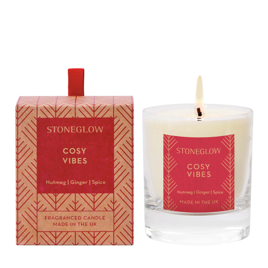 Stoneglow Cosy Vibes  Scented Candle, Nutmeg & ginger