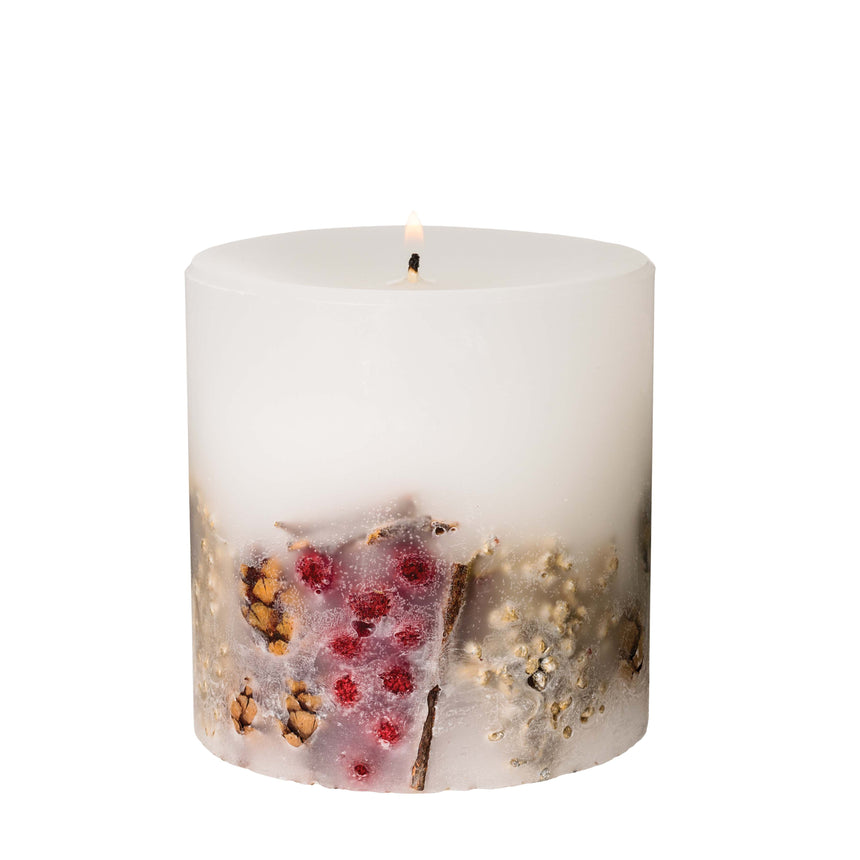 Stoneglow Cosy Vibes Pillar Scented Candle, Nutmeg & ginger