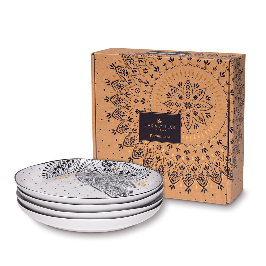 Sara Miller Artisan Noir Side Plate ( Set Of 4)