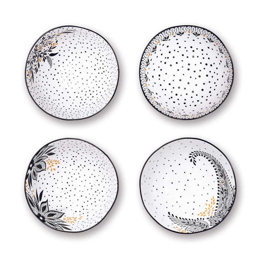 Sara Miller Artisan Noir Small Bowl ( Set Of 4)