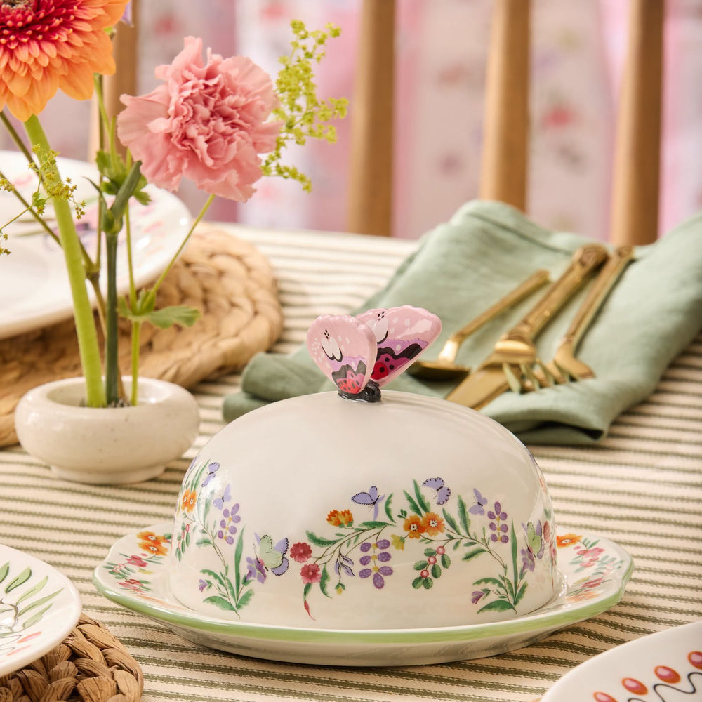 Cath Kidston Butterfly Butter Dish