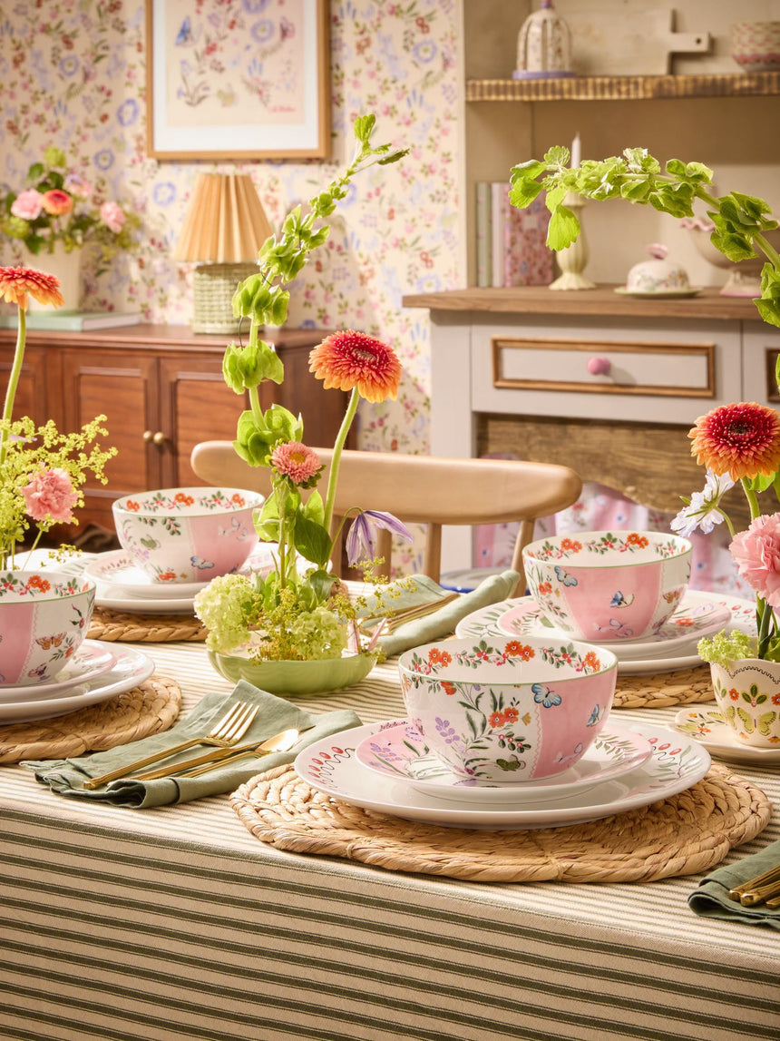 Cath Kidston Butterfly Cereal  Bowls ( Set Of 4)