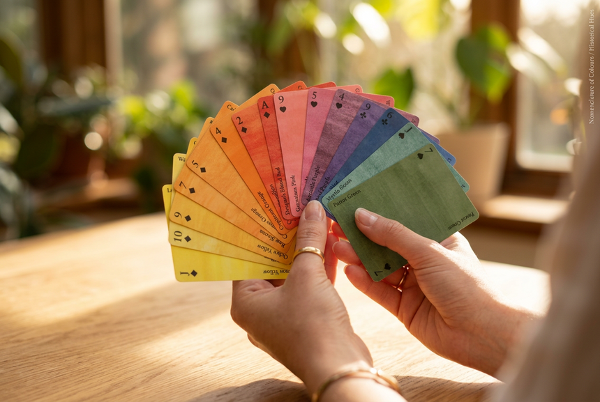 Roomytown Nomenclature Of Colours Single Playing Card Deck