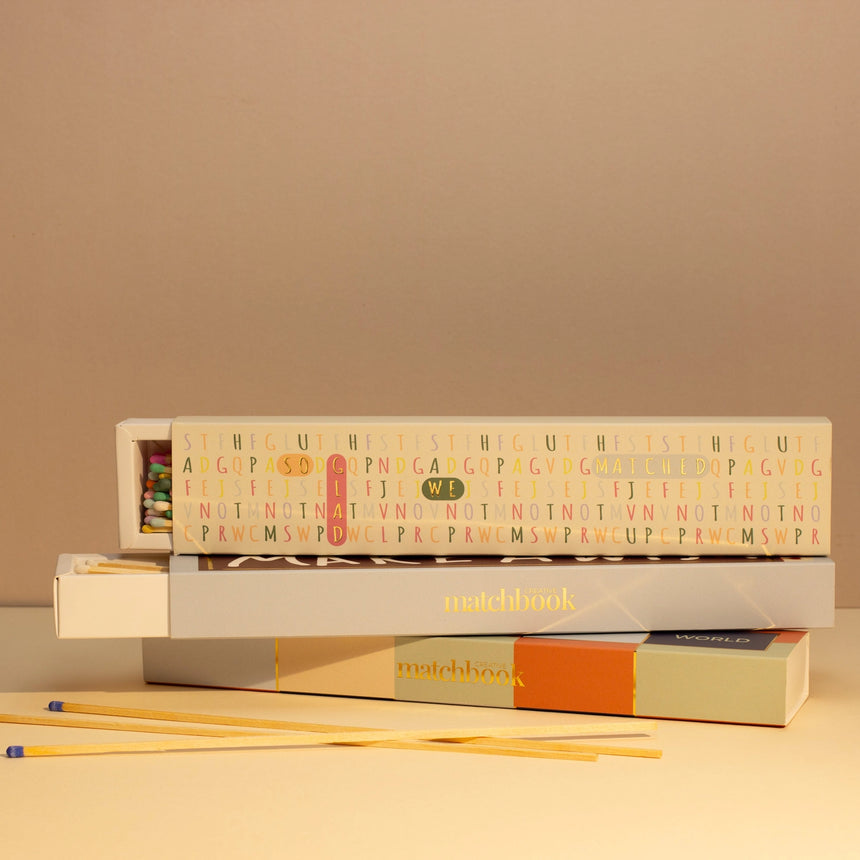 Matchbook Creative Extra Long Luxury Matches, Make A Wish