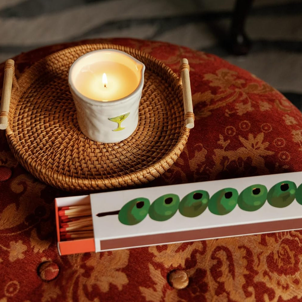 Paddywax  Extra Long Luxury Matches, Olives