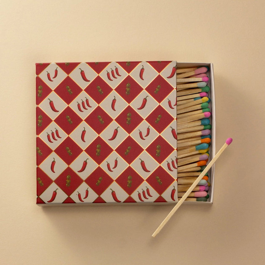 Matchbook Creative Luxury Matches, Chilli Peppers