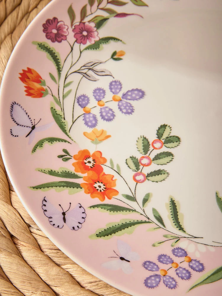 Cath Kidston Butterfly Side Plates ( Set Of 4)