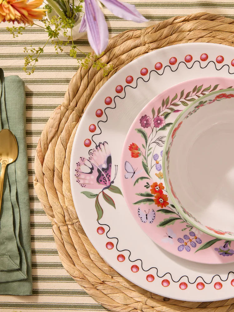Cath Kidston Butterfly Side Plates ( Set Of 4)