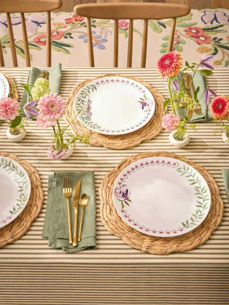 Cath Kidston Butterfly Dinner Plates ( Set Of 4)