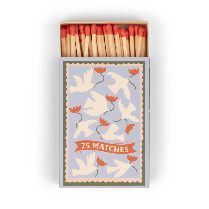 Paddywax A Dopo Luxury Matches, Doves & Flowers