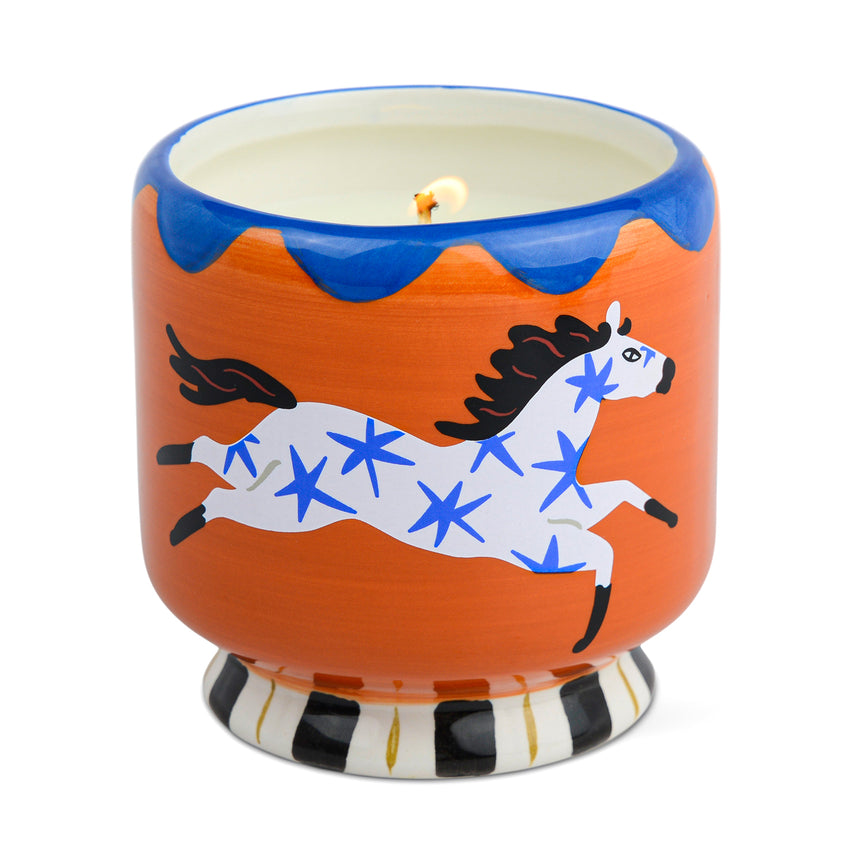 Paddywax A Dopo Horse Ceramic Scented Candle, Sienna Sunset