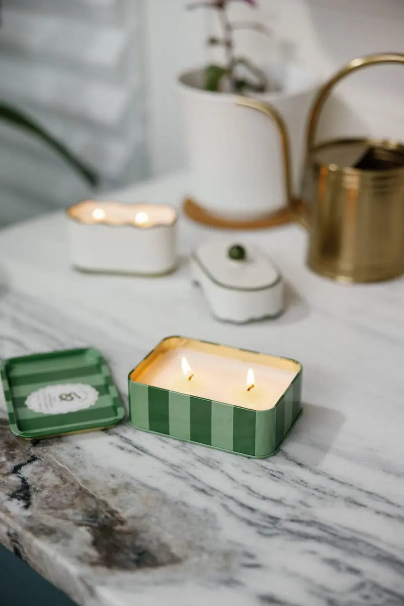 Paddywax A Dopo Snake Tin Scented Candle, Wild Lemongrass
