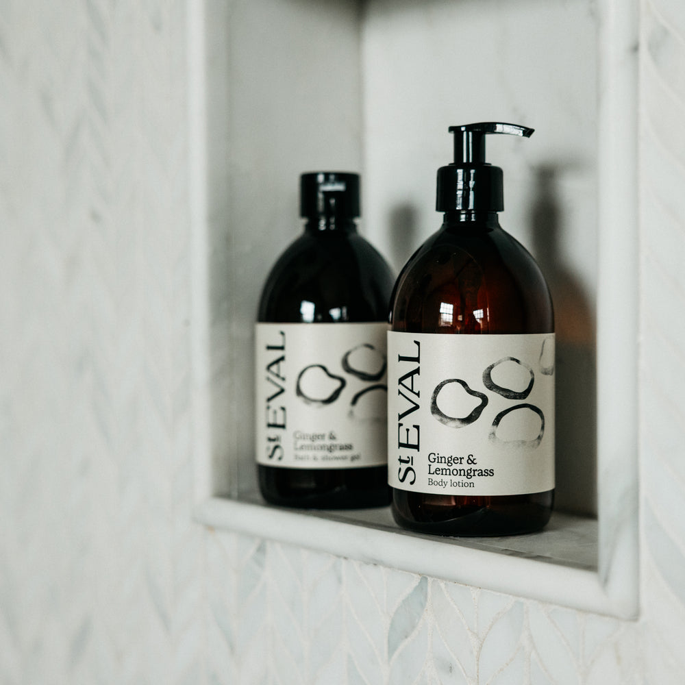 St Eval Bath & Shower Gel, Ginger & Lemongrass