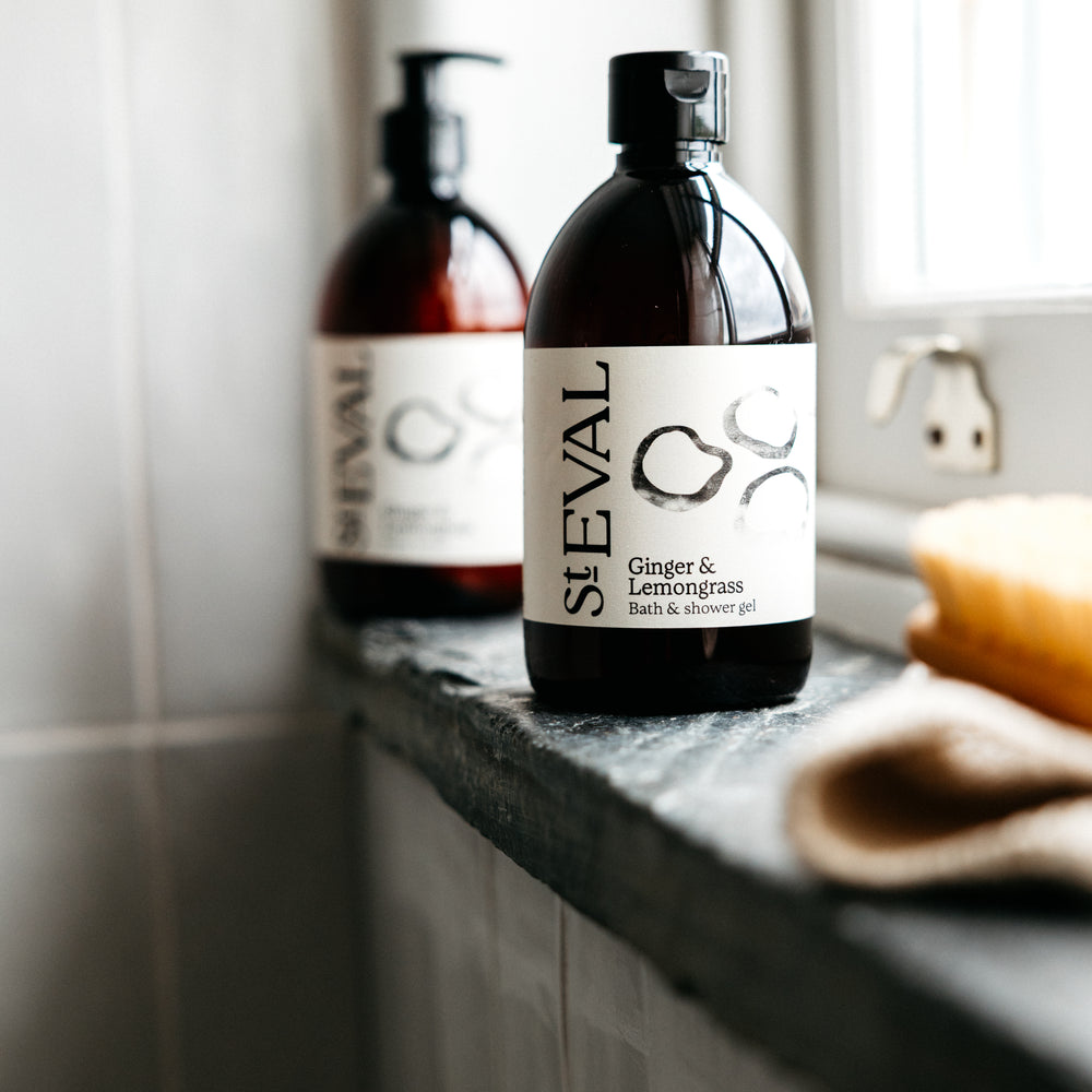 St Eval Bath & Shower Gel, Ginger & Lemongrass