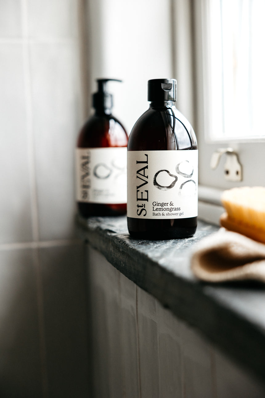 St Eval Bath & Shower Gel, Ginger & Lemongrass