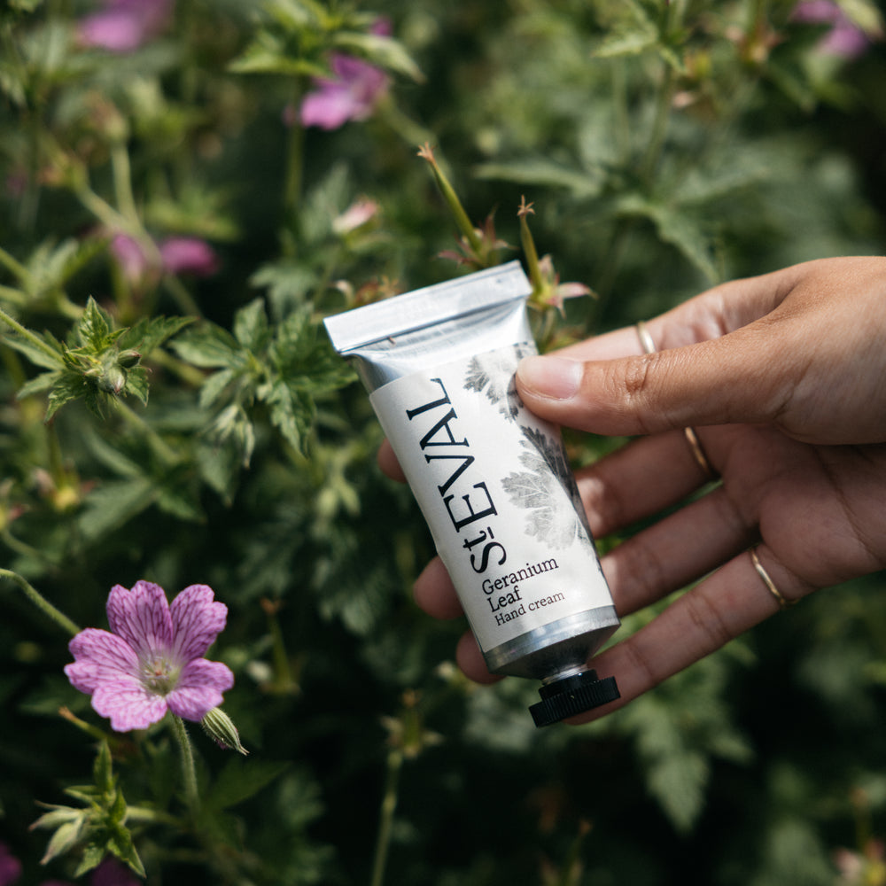 St Eval Hand Cream, Geranium Leaf
