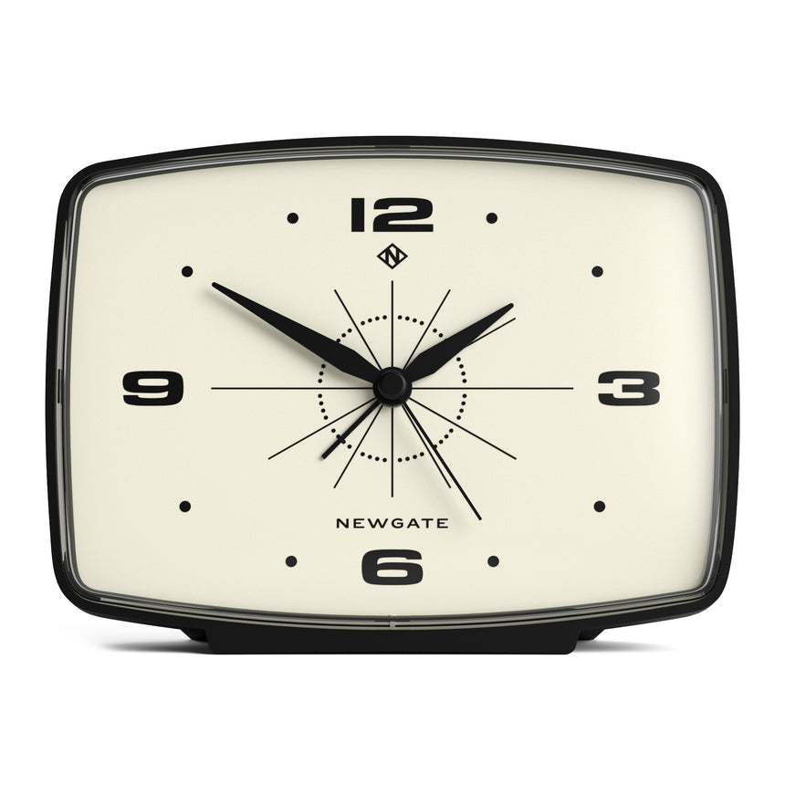 Newgate Brooklyn Alarm Clock, Black