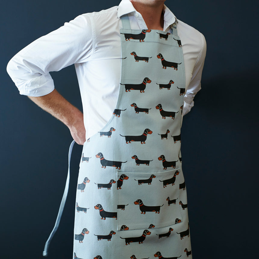 Sweet William Organic Cotton Apron, Dachshund