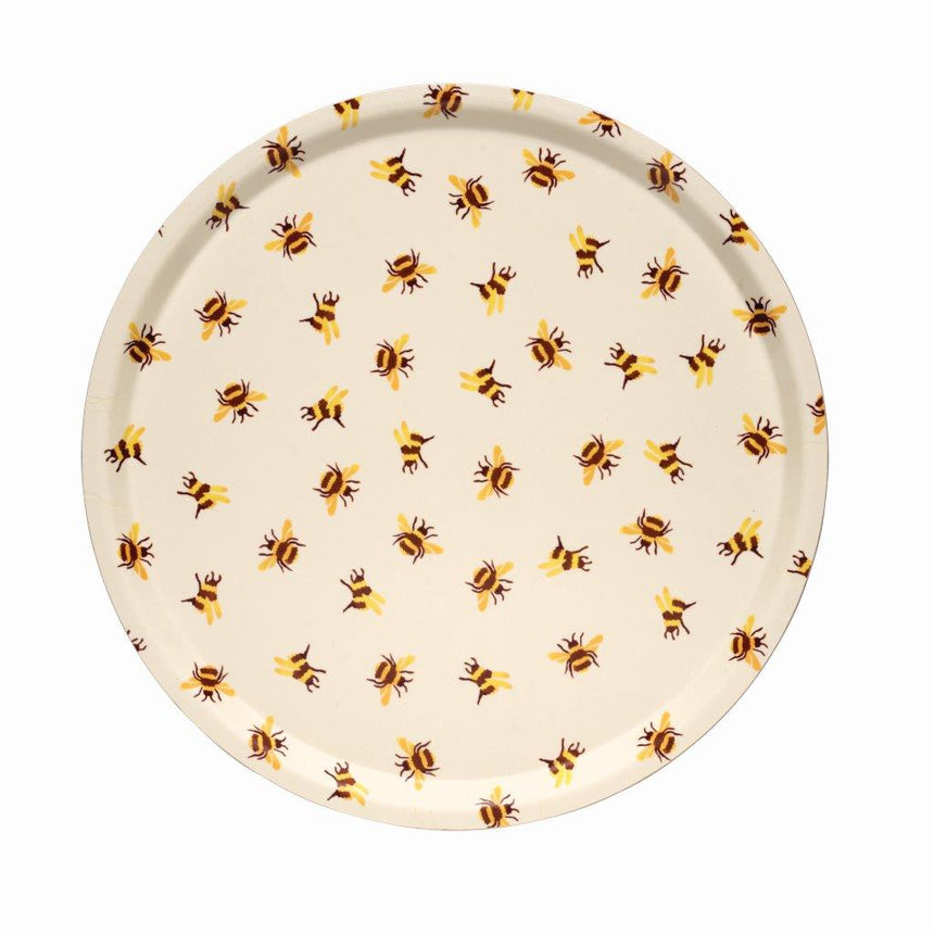 Emma Bridgewater Round Birch Tray, Bumblebee