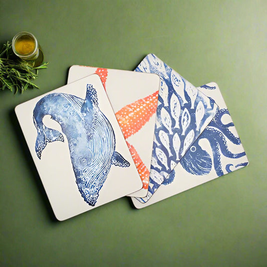 Bliss Home Sea Life Placemats, Set Of 4