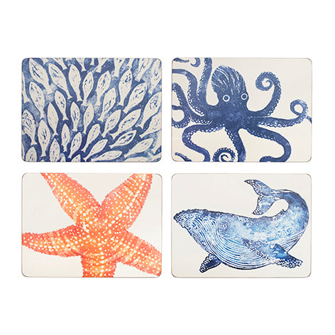 Bliss Home Sea Life Placemats, Set Of 4