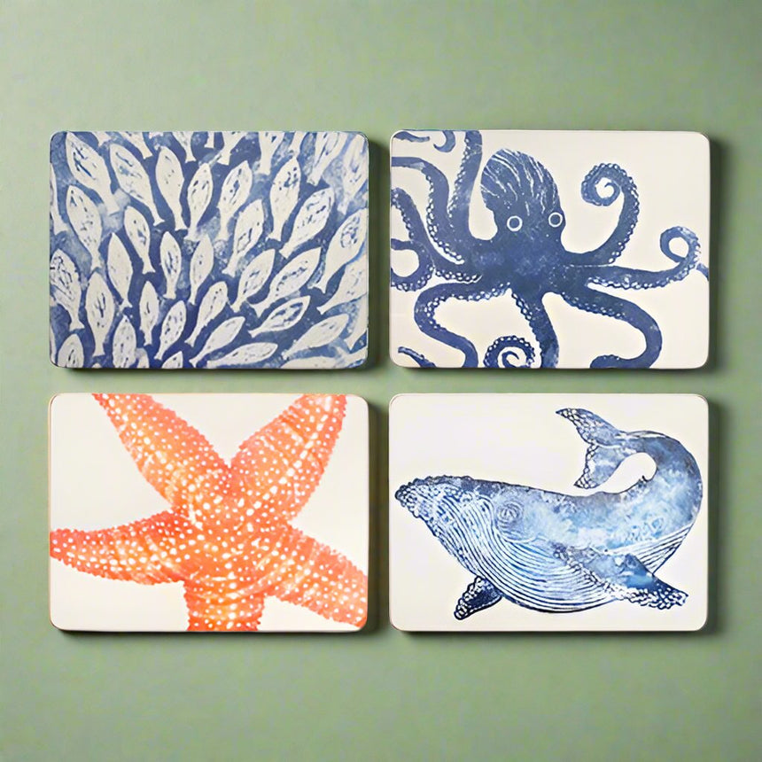 Bliss Home Sea Life Placemats, Set Of 4