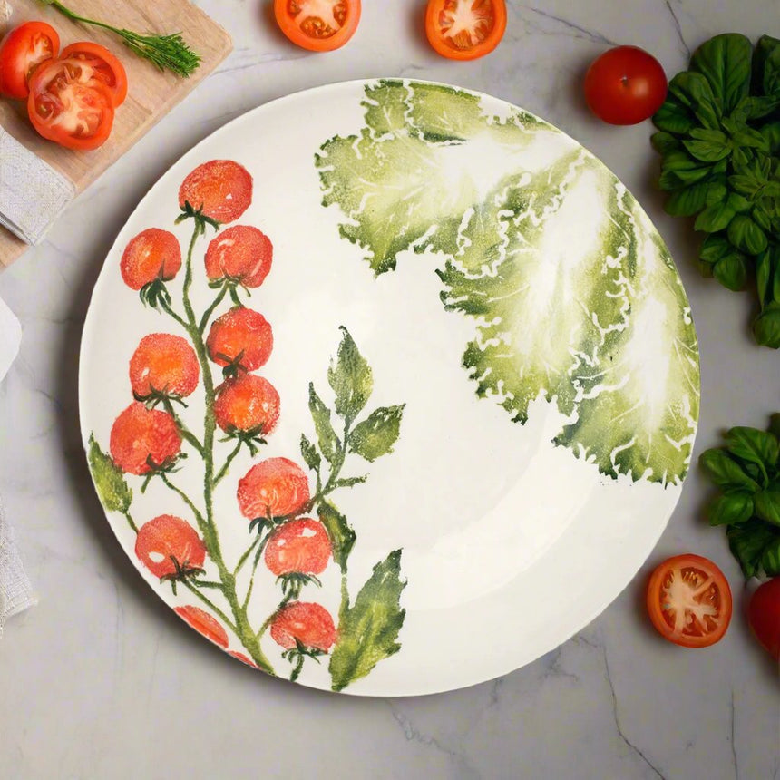 Bliss Home Serving Platter, Vine Tomatoes