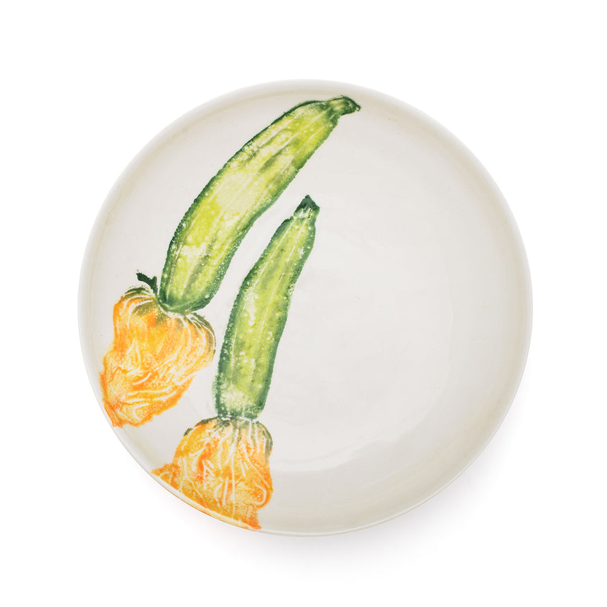 Bliss Home Supper Bowl, Courgette Flowers