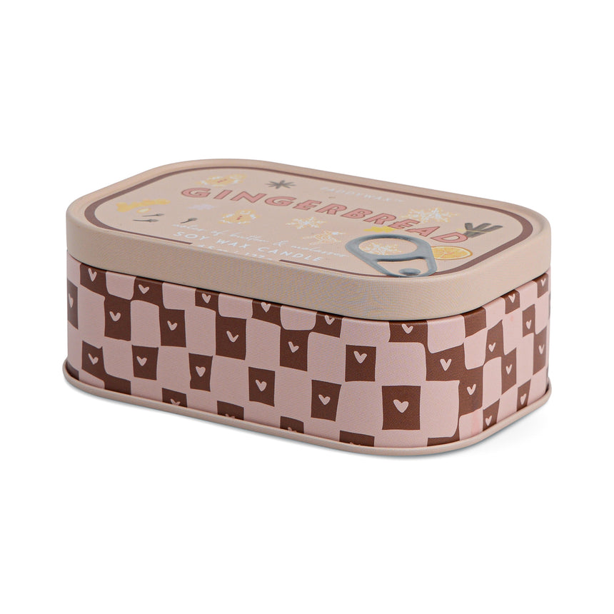 Paddywax Bistro Tin Scented Candle, Gingerbread