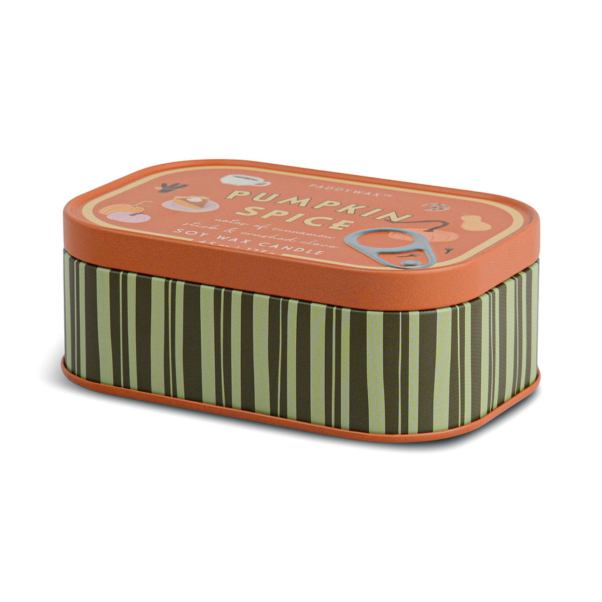 Paddywax Bistro Tin Scented Candle, Pumpkin Spice