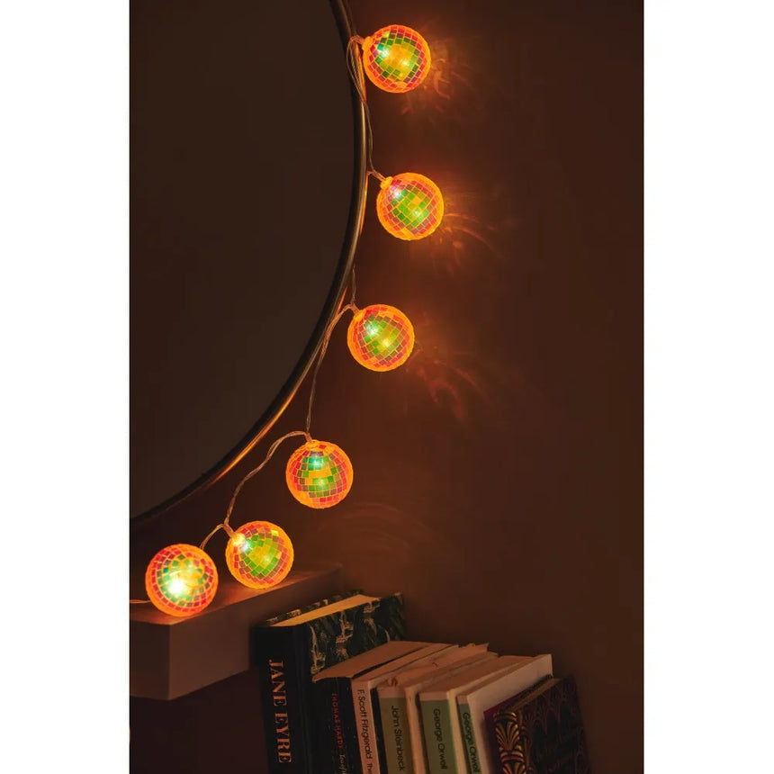 Twinkle Mosaic Balls LED Fairy Lights