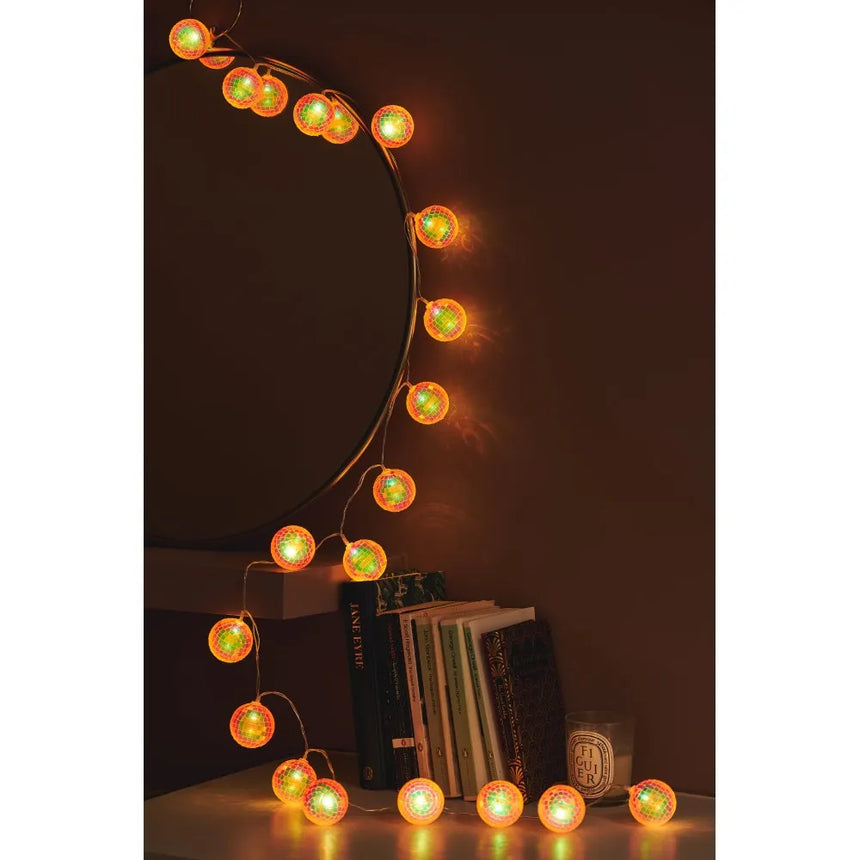 Twinkle Mosaic Balls LED Fairy Lights