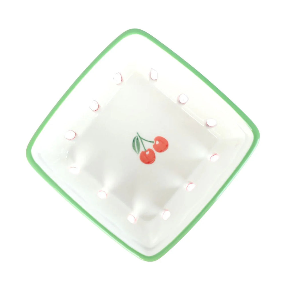 Talking Tables Bon Appetite Ceramic Punnet, Cherry