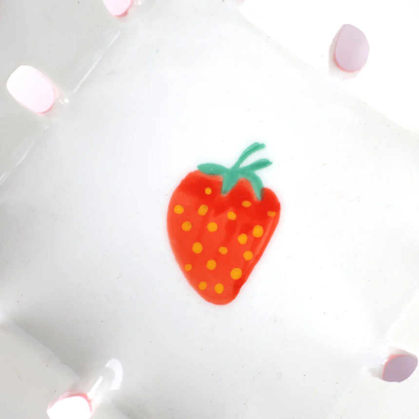 Talking Tables Bon Appetite Ceramic Punnet, Strawberry