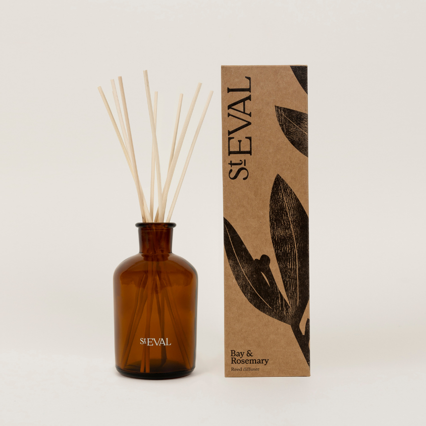 St Eval Reed Diffuser, Bay & Rosemary