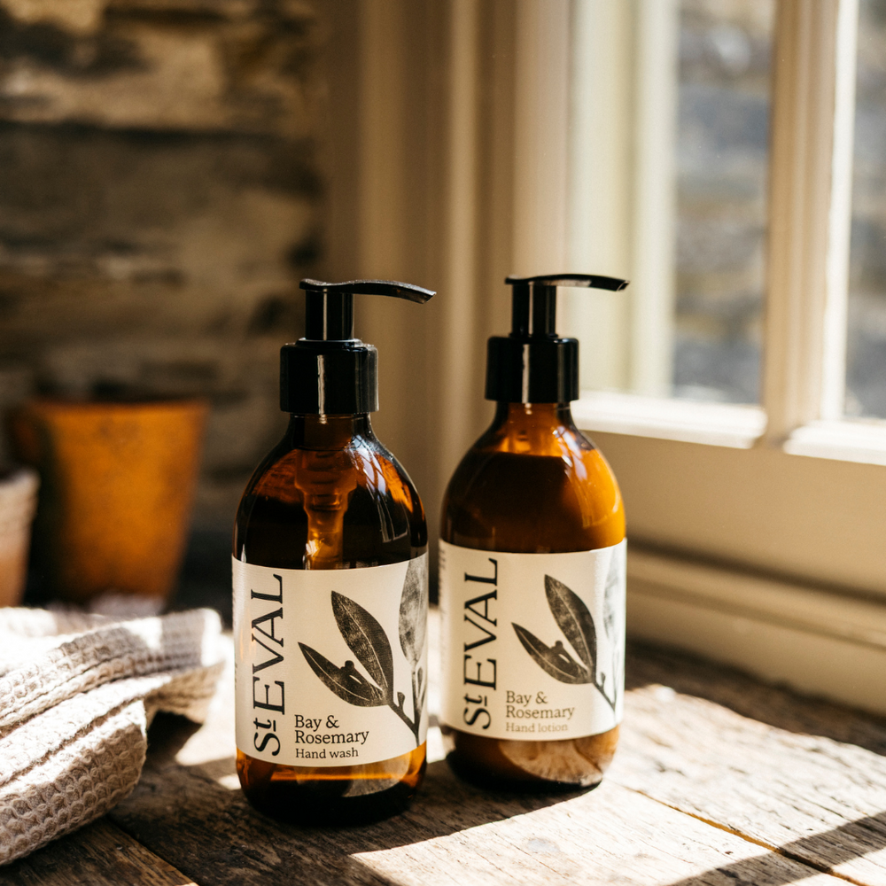 St Eval Hand Wash, Bay & Rosemary