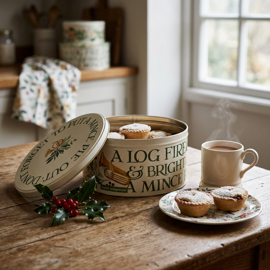 Emma Bridgewater Bring In The Green Round Cake Tins ( Set Of 3 )