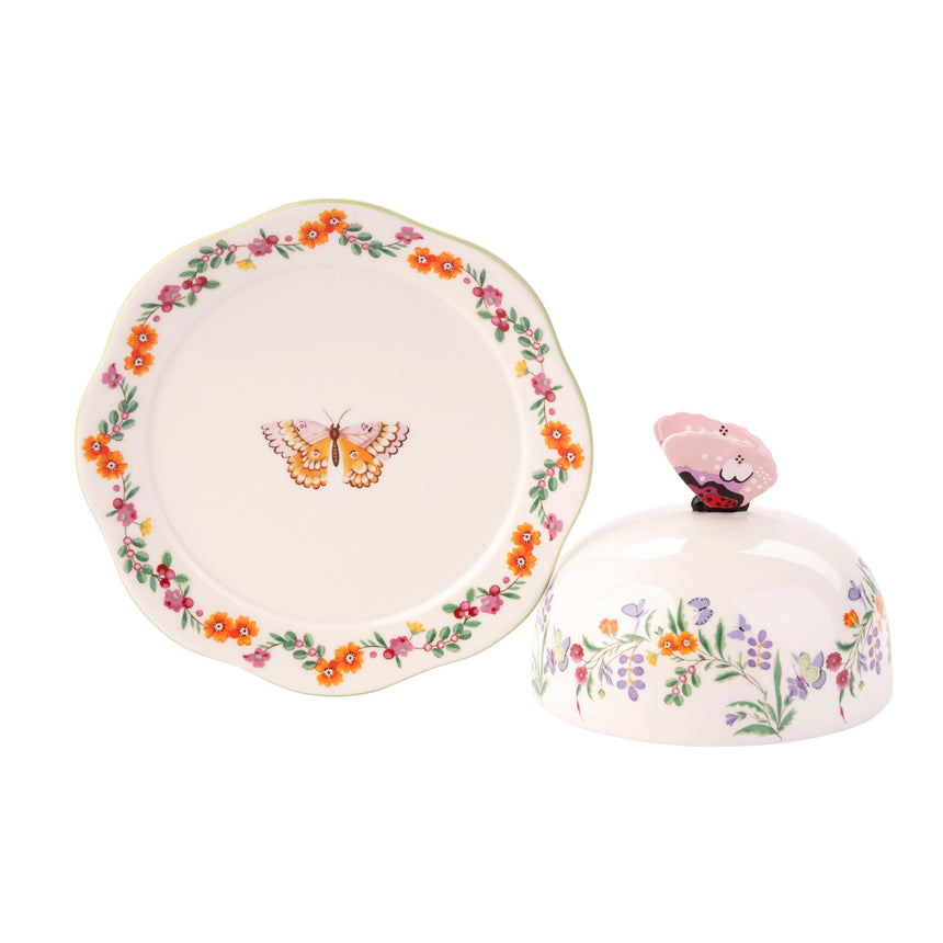 Cath Kidston Butterfly Butter Dish