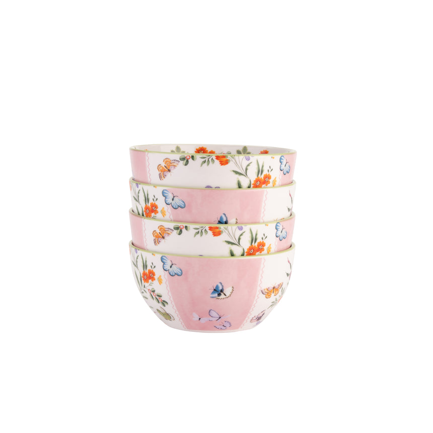 Cath Kidston Butterfly Cereal  Bowls ( Set Of 4)
