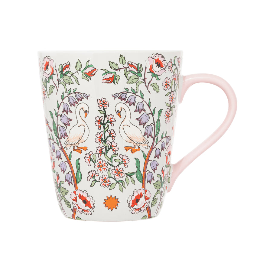 Cath Kidston Stanley Mug, Flowers & Friends (Pale Blue)