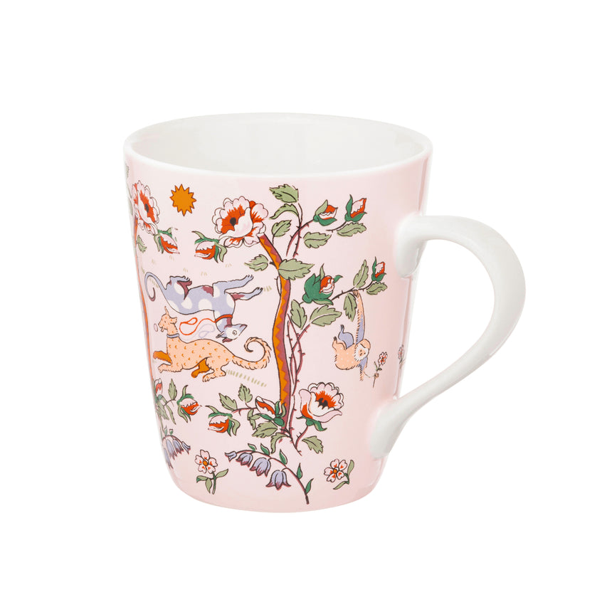 Cath Kidston Stanley Mug, Flowers & Friends ( Pale Pink)