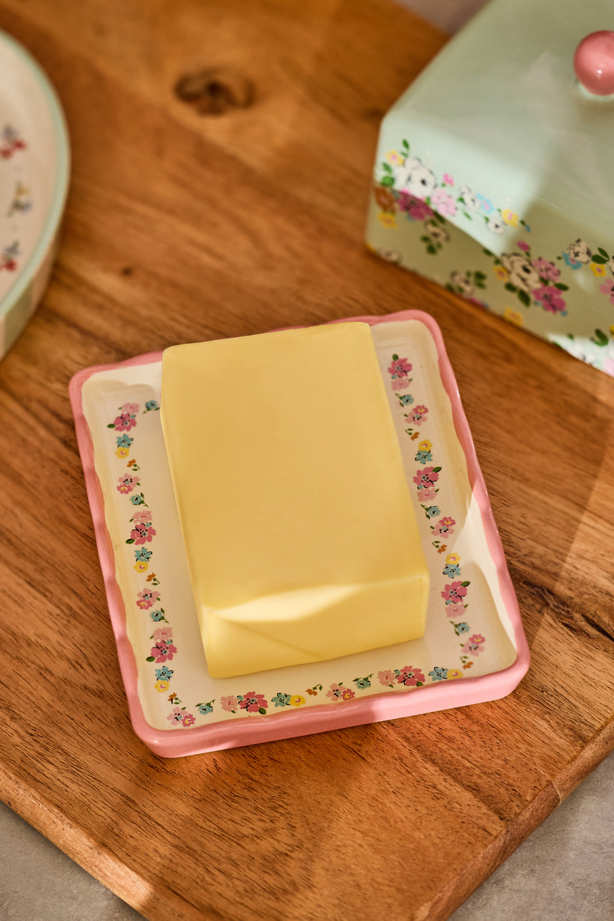 Cath Kidston Feels Like Home Butter Dish