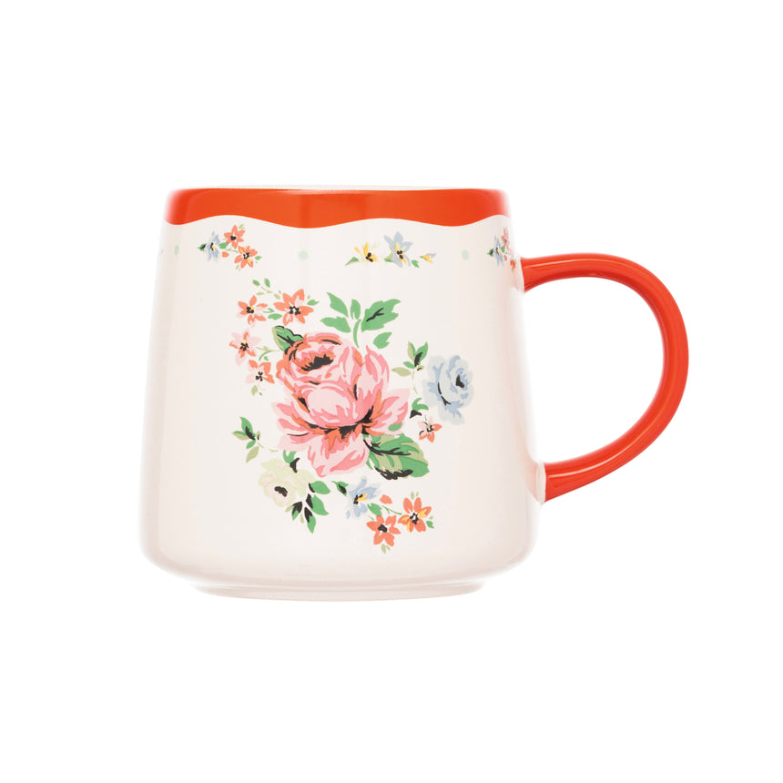 Cath Kidston Feels Like Home Billie Mug, Hampstead Red