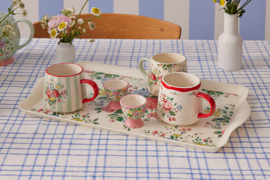 Cath Kidston Feels Like Home Billie Mug, Hampstead Stripe