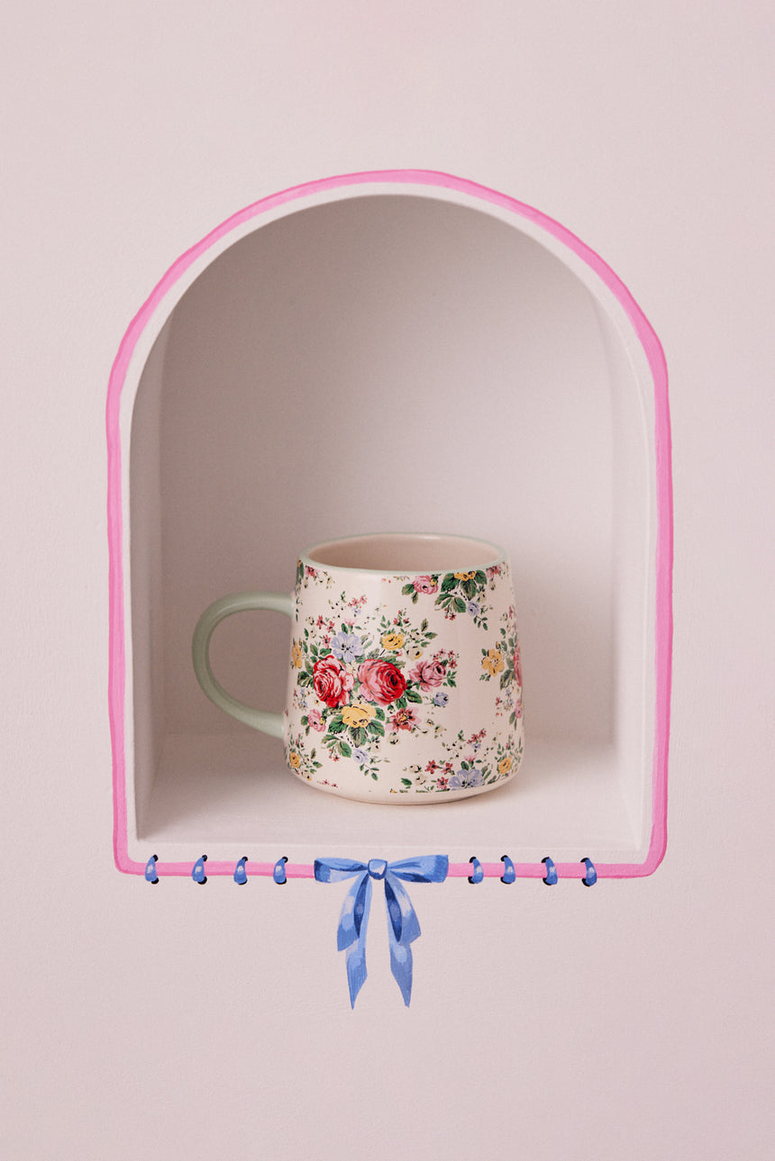 Cath Kidston Feels Like Home Billie Mug, Hampstead Sage