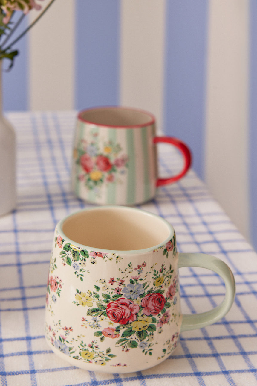 Cath Kidston Feels Like Home Billie Mug, Hampstead Sage